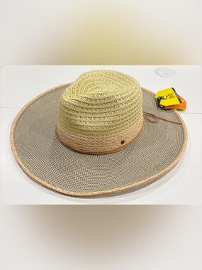 Sunday Afternoons Women's Medium Valencia Straw Hat Fedora Sun Summer NWT
